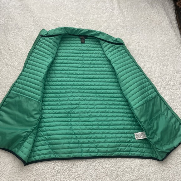 Brooks Brothers "346" Green Quilted Puffer Vest Lightweight Womens XL - Picture 4 of 11